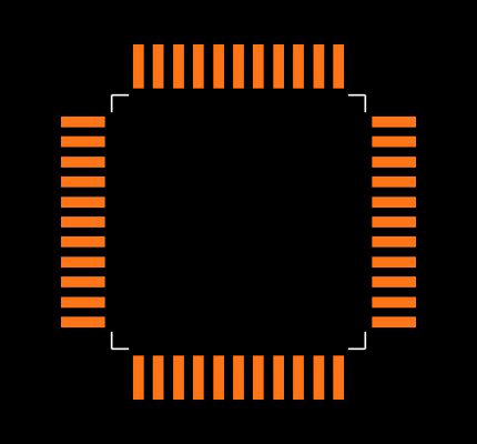 ADC12048CIVF Footprint