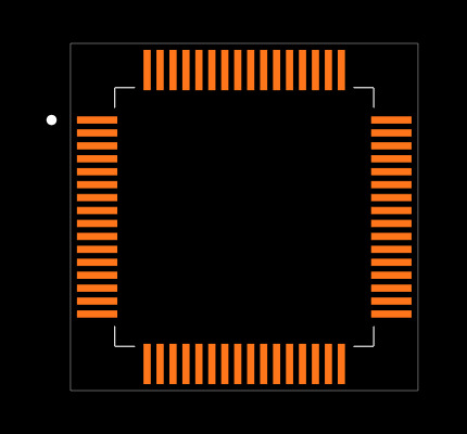 ADC12DL066CIVS/NOPB Footprint