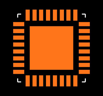 ADC14C105CISQE Footprint