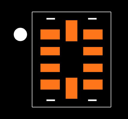 ADS1015IRUGR Footprint