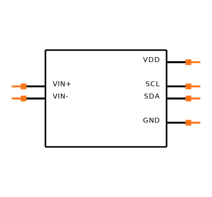 ADS1100A1IDBVTG4 Symbol