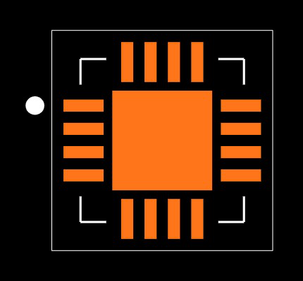 ADS1120IRVAR Footprint