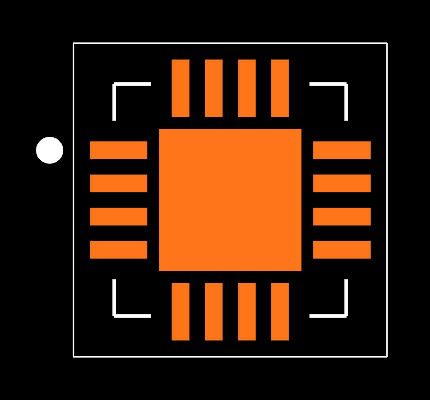 ADS1120IRVAT Footprint