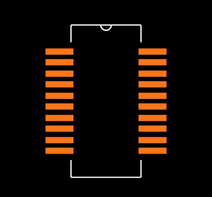 ADS1254E/2K5G4 Footprint