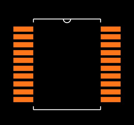 ADS1255IDBR Footprint