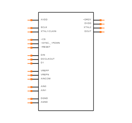 ADS1255IDBTG4 Symbol