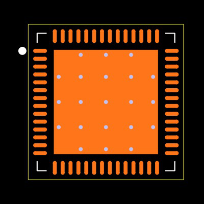 ADS127L14IRSHR Footprint
