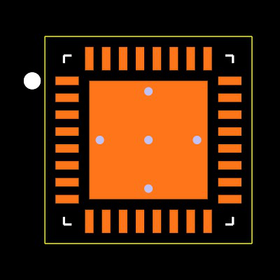 ADS131M06IRSNR Footprint