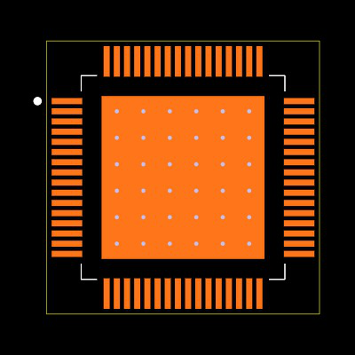 ADS1605IPAPT Footprint