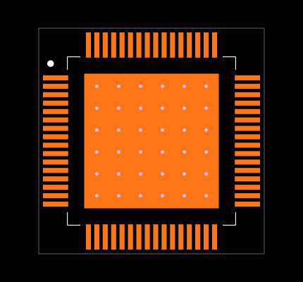 ADS1625IPAPT Footprint