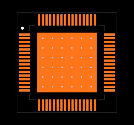 ADS1626IPAPT Footprint