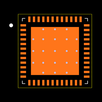 ADS4142IRGZT Footprint