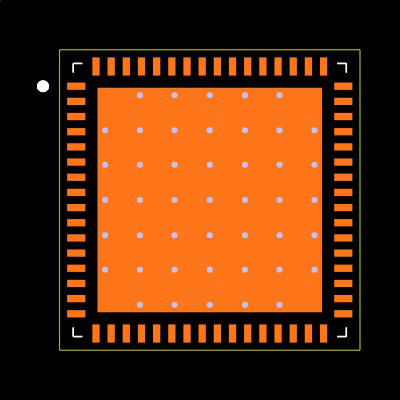 ADS4245IRGCR Footprint