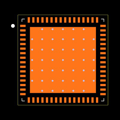 ADS5296ARGCT Footprint