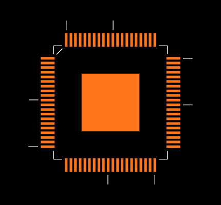 ADS5444IPFPR Footprint