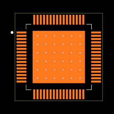 ADS5522IPAP Footprint