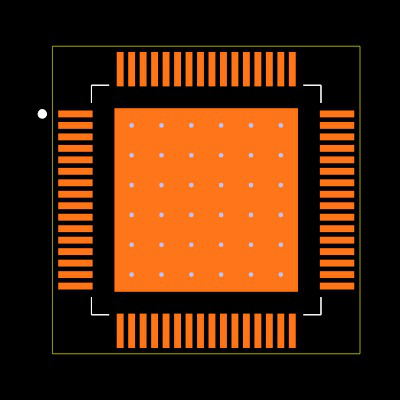 ADS5541IPAP Footprint