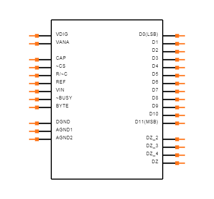 ADS7804UB Symbol