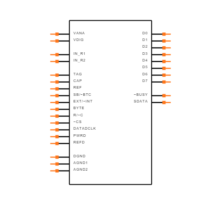 ADS7807P Symbol