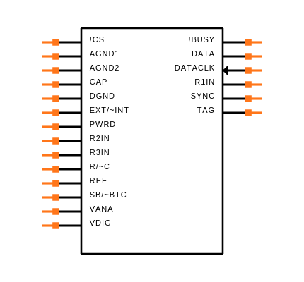 ADS7808UBG4 Symbol