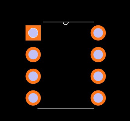 ADS7816PB Footprint