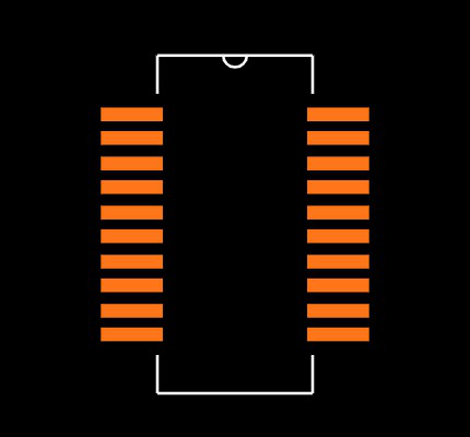 ADS7844EB Footprint