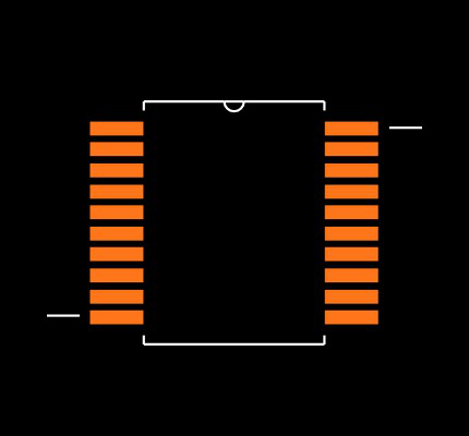 ADS7844NB/1KG4 Footprint