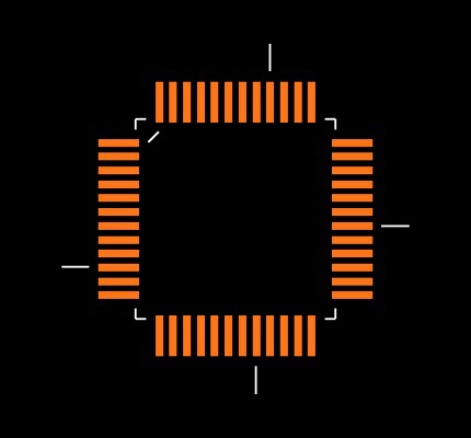 ADS7882IPFBT Footprint