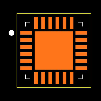 ADS7951SRGET Footprint