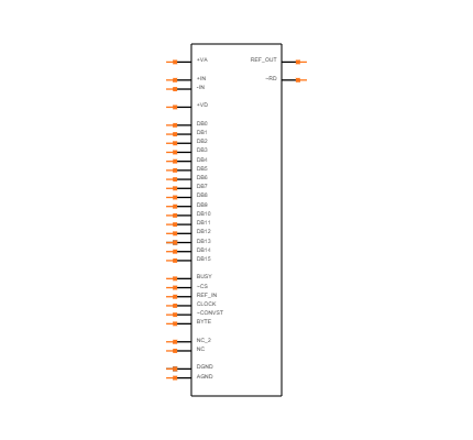 ADS8322Y/250 Symbol