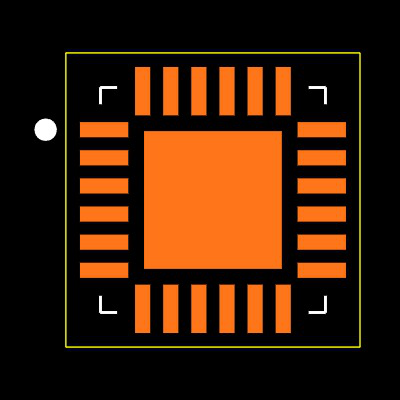 ADS8332IBRGET Footprint