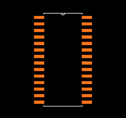 ADS8505IBDWR Footprint