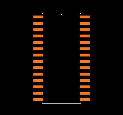 ADS8506IBDW Footprint