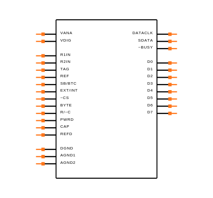 ADS8506IDWR Symbol