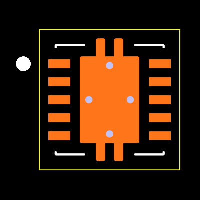 ADS8885IDRCR Footprint