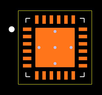 ADS8920BRGET Footprint