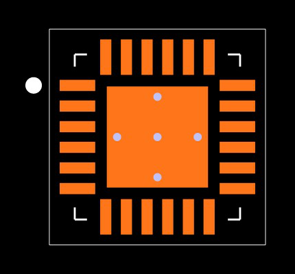 ADS8922BRGER Footprint