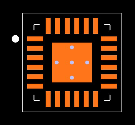 ADS8924BRGER Footprint