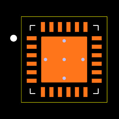 ADS9110IRGER Footprint