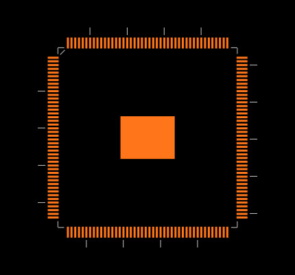 AM1705BPTPD4 Footprint