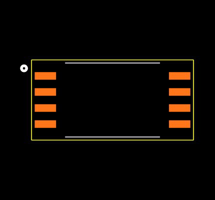 AMC1100DWV Footprint