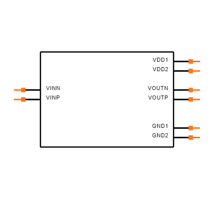 AMC1100DWV Symbol