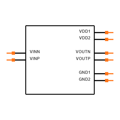 AMC1200BDUB Symbol