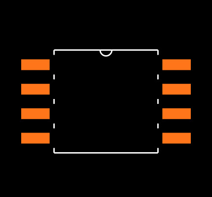 AMC1203PSAR Footprint