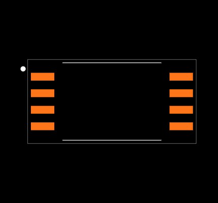 AMC1311BDWV Footprint