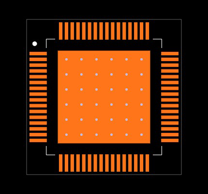 AMC7812SPAP Footprint