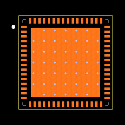 AMC7812SRGCR Footprint