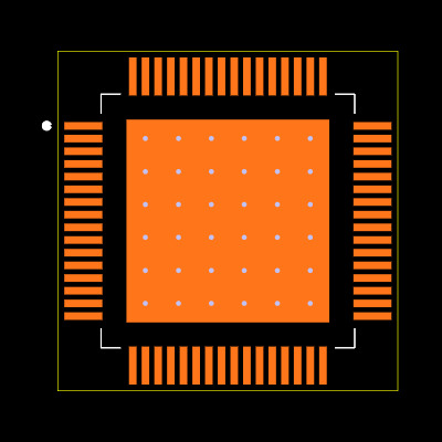 AMC7832IPAP Footprint