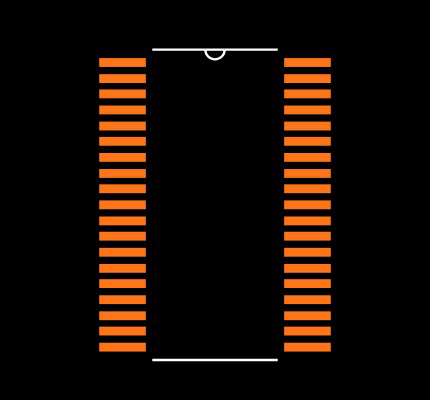 BQ20Z45DBT-R1 Footprint