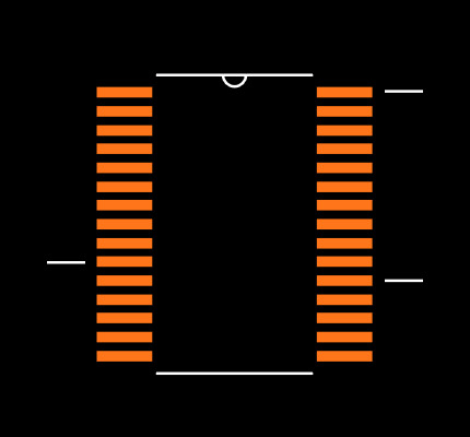 BQ20Z60DBT-R1 Footprint